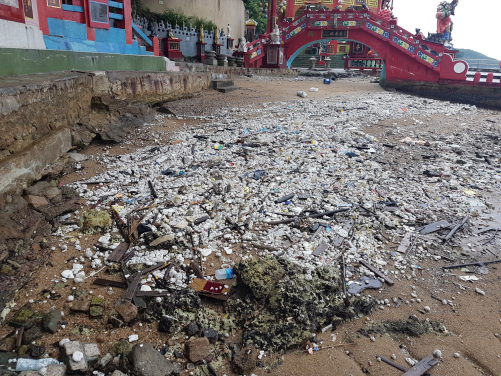 In August 2017, a lot of palm stearin was found on the shore of Repulse Bay.